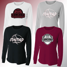 CHS Girls Basketball Ladies Long Sleeve Tech Tee